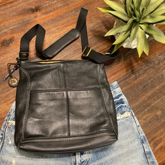 The Sak Crossbody Black Leather handbag - Picture 9 of 15